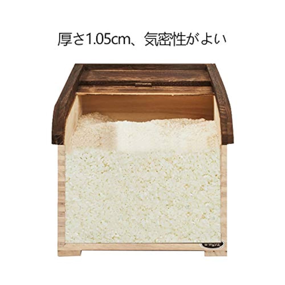 木製　桐　米びつ Amazon｜米びつ 桐 木製 米容器 保存容器 米櫃 枡付き 密閉 防虫
